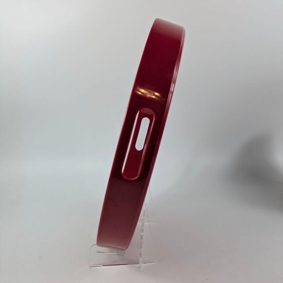 Mickey Minnie Mouse Christmas Tray Plates Serving Melamine Plaid Red Green New - Picture 3 of 16